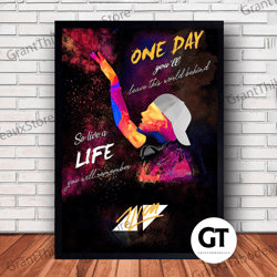 decorative wall art, decorate the living room, bedroom and workplace, avicii music canvas canvas wall art family decor,