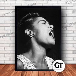 decorative wall art, decorate the living room, bedroom and workplace, billie holiday music canvas canvas wall art family