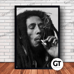 decorative wall art, decorate the living room, bedroom and workplace, bob marley music canvas canvas wall art family dec