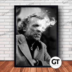 decorative wall art, decorate the living room, bedroom and workplace, charles bukowski canvas canvas wall art family dec