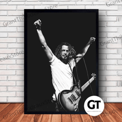 decorative wall art, decorate the living room, bedroom and workplace, chris cornell music canvas canvas wall art family