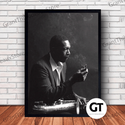 decorative wall art, decorate the living room, bedroom and workplace, john coltrane music canvas canvas wall art family