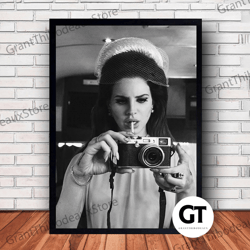 decorative wall art, decorate the living room, bedroom and workplace, lana del rey music canvas canvas wall art family d