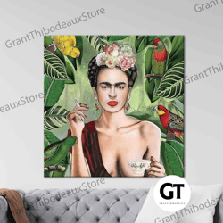 decorative wall art, decorate the living room, bedroom and workplace, wall art  frida kahlo wall art frida kahlo print s