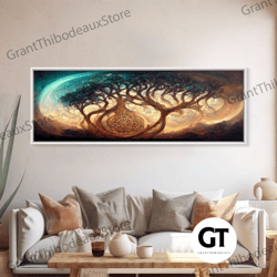abstract tree of life roots nature fine art print, wall art print, wall dcor, wall poster