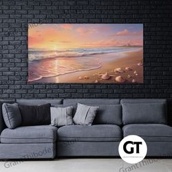 beach wall art print, coastal prints, beach prints, california prints, ocean beach, palm print, tropical vibes, surfing