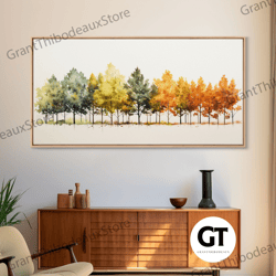 beautiful fall leaves color change sign framed decorative wall art rustic home decor fall decor thanksgiving wall art fa