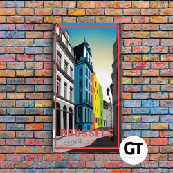 belgium, brussels, european wall art, city wall art, travel wall print, travel poster, travel artwork, travel wall art,