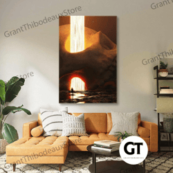 dystopic wall art, skeleton canvas art, modern wall art decor, roll up canvas, stretched canvas art, framed wall art pai