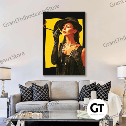 elegant wall art, women wall art decor, wall decor, roll up canvas, stretched canvas art, framed wall art painting