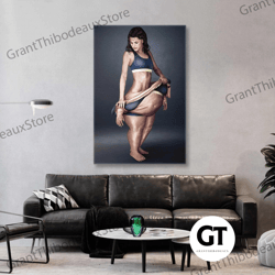 fitness wall art, gym wall decor, nutritionist wall decor, roll up canvas, stretched canvas art, framed wall art paintin