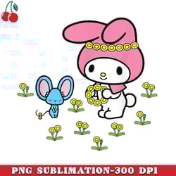 my melody flower crown png download