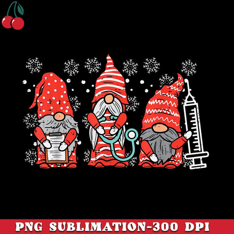 CR151223296-Nurse Christmas Gnomes Cute Nurses Xmas Pajamas PJs PNG Download.jpg
