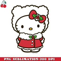 hello kitty snow bunny christmas png download