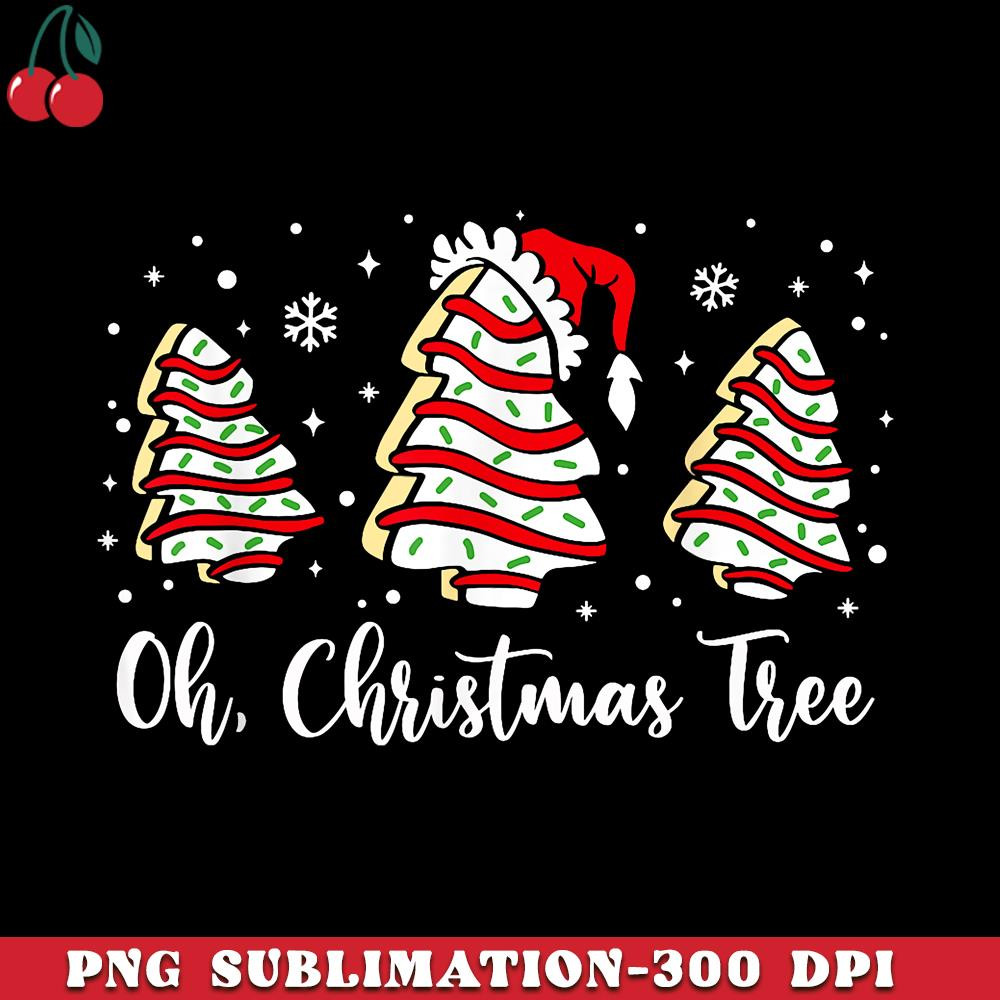 CR151223179-Groovy Oh Christmas Tree Cakes Debbie Becky Jen Cake Lovers PNG Download.jpg