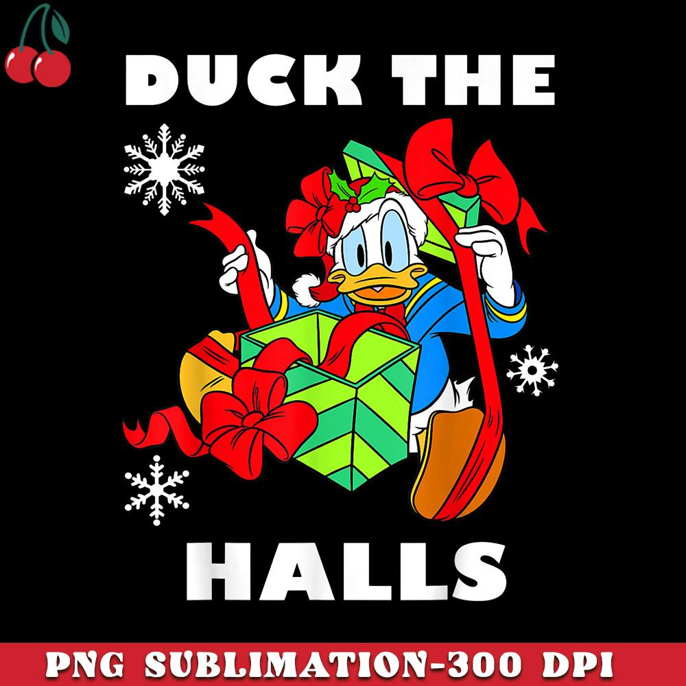 CR15122387-Disney Donald Duck The Halls Christmas Portrait PNG Download.jpg