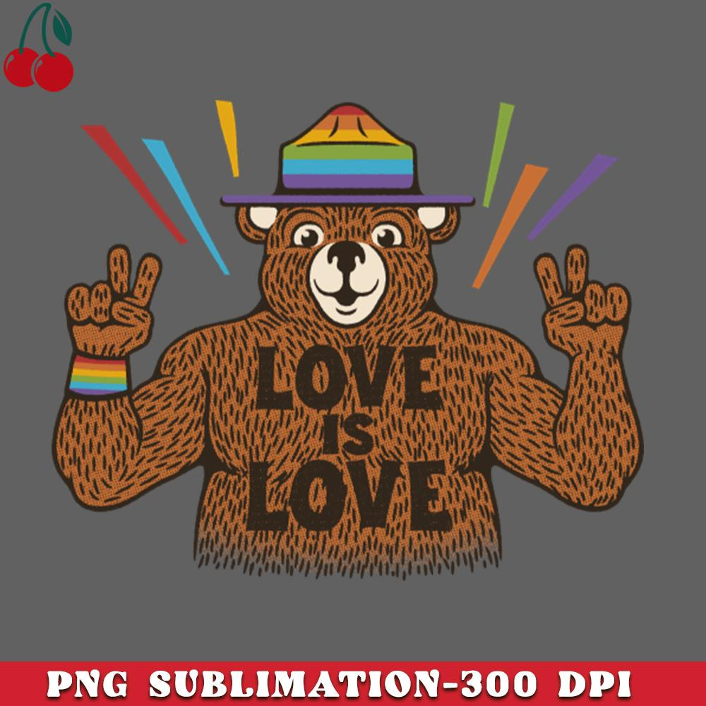 CL2612231990-Love is Love Bear Pride Flag by Tobe Fonseca PNG Download.jpg