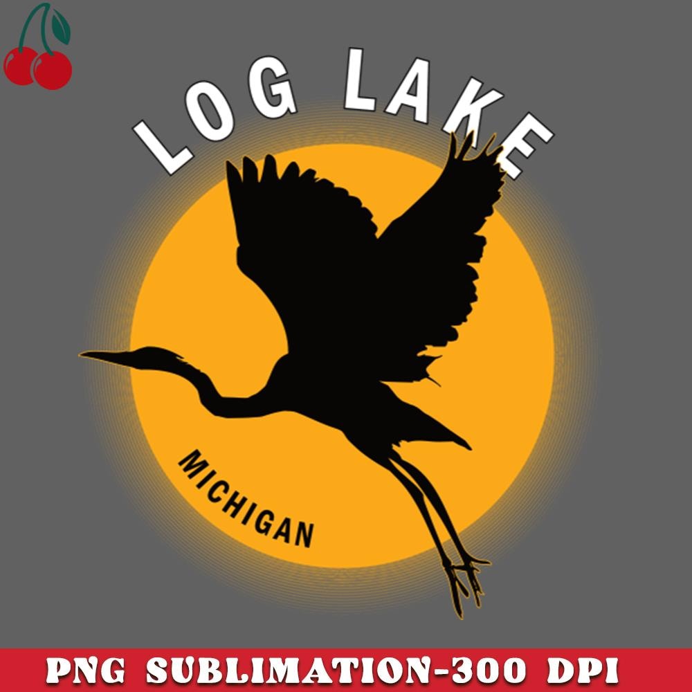 CL2612231795-Log Lake in Michigan Heron Sunrise PNG Download.jpg