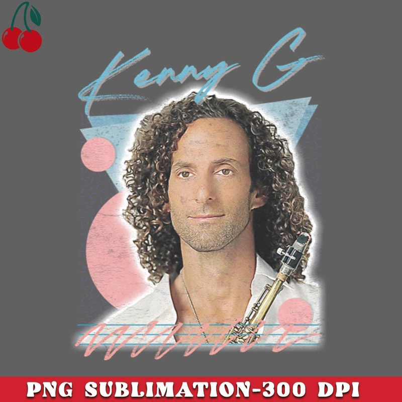 CL261223472-Kenny G Retro FadedStyle Aesthetic Fan Art Design PNG Download.jpg