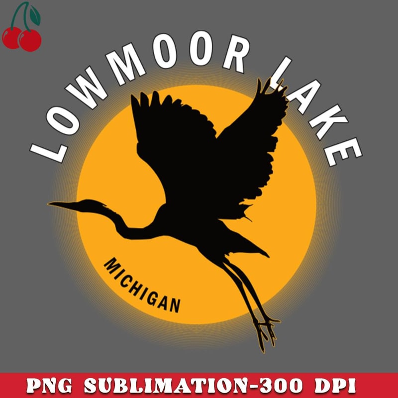 CL2612232053-Lowmoor Lake in Michigan Heron Sunrise PNG Download.jpg