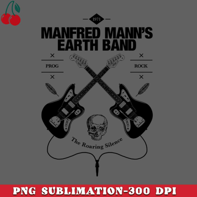 CL2612232457-Manfred Manns Earth Bandz Guitar Vintage Logo PNG Download.jpg