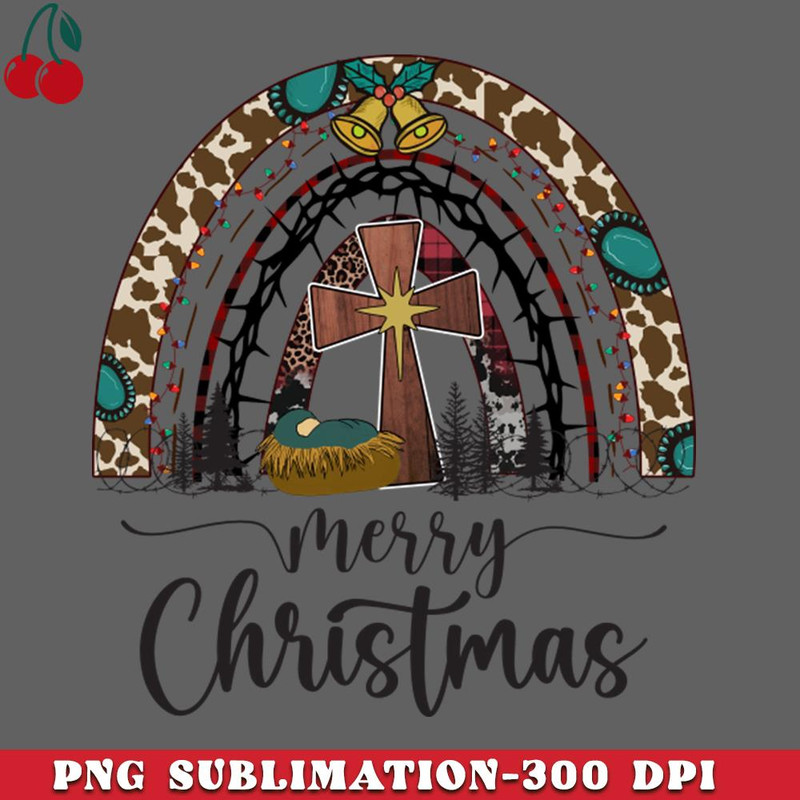 CL2612233046-Merry Christmas Nativity Scene Rainbow PNG Download.jpg