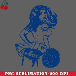 milwaukee retro cheerleader png download