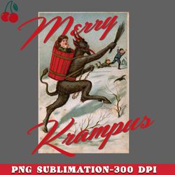 Merry Krampus PNG Download
