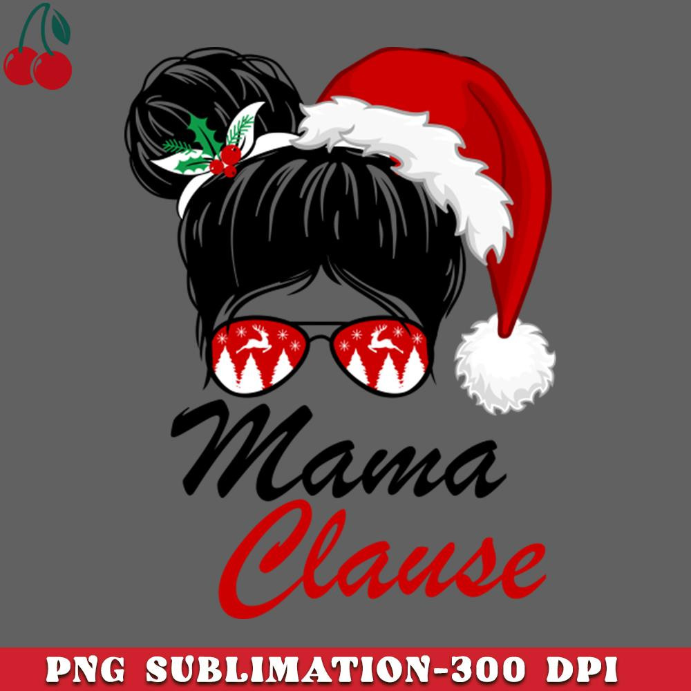 CL2612233089-Messy Bun Mama Santa Claus PNG Download.jpg