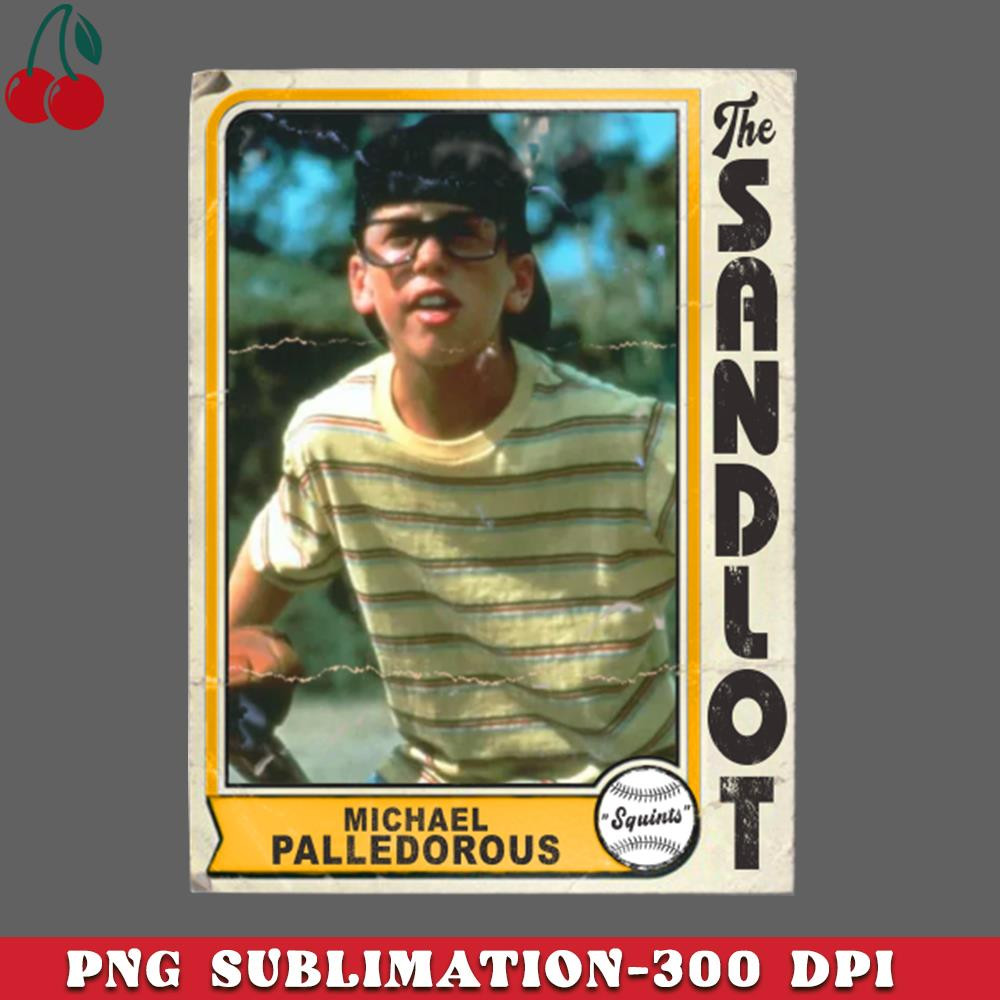 CL2612233217-Michael Squints Palledorous Vintage The Sandlot Trading Card PNG Download.jpg