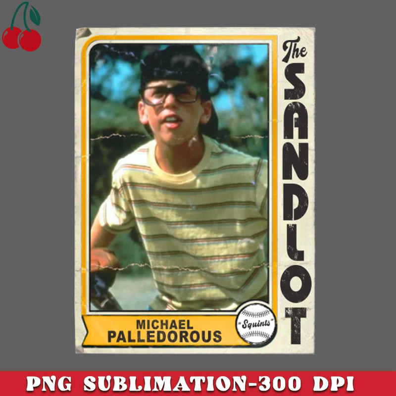 CL2612233217-Michael Squints Palledorous Vintage The Sandlot Trading Card PNG Download.jpg