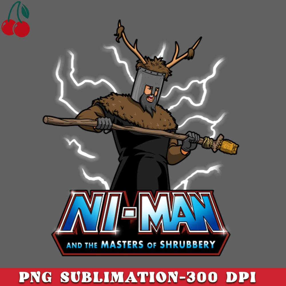 CL2612232695-Masters of Shrubbery Monty Python Knights Who Say Ni Funny Mashup PNG Download.jpg