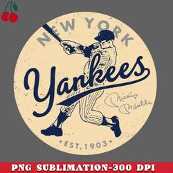 new york yankees mickey mantle  by buck tee png download