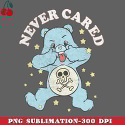 never cared bear existentialist nihilist design png download
