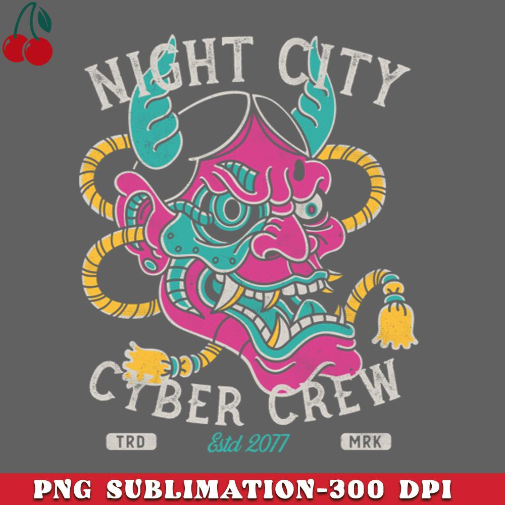 CL2612234779-Night City Cyber Crew Cyberpunk Traditional Tattoo PNG Download.jpg