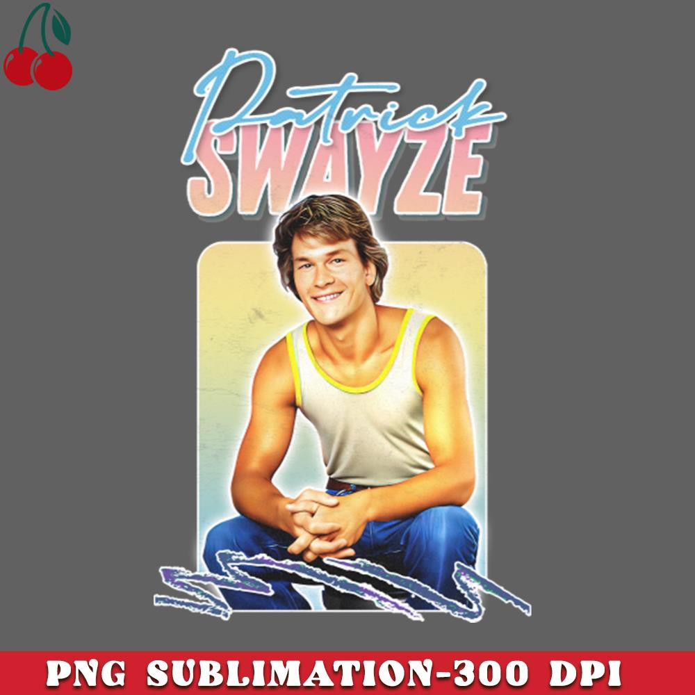 CL2612236003-Patrick Swayze s Styled Retro Graphic Design PNG Download.jpg