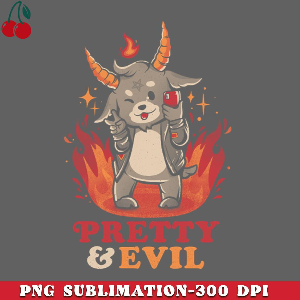 CL2612236872-Pretty and Evil Cute Evil Creepy Baphomet Gift PNG Download.jpg