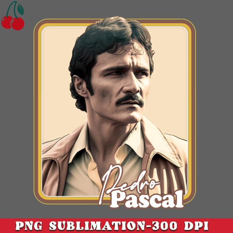CL2612236118-Pedro Pascal Retro Fan Artwork PNG Download.jpg