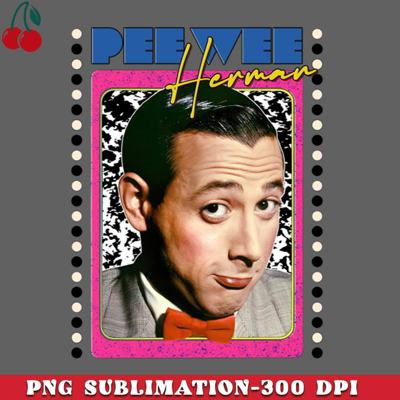 CL2612236127-Pee Wee Herman  Retro s Style Fan Art PNG Download.jpg