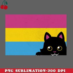 peeking cat pan flag by tobe fonseca png download