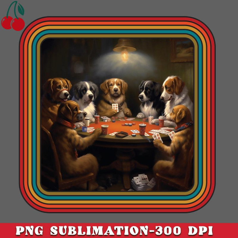CL2612237027-Retro Dogs Playing Poker PNG Download.jpg