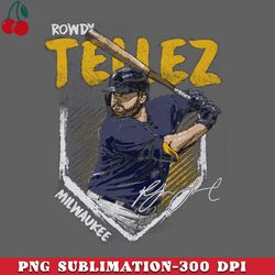 rowdy tellez milwaukee base png download
