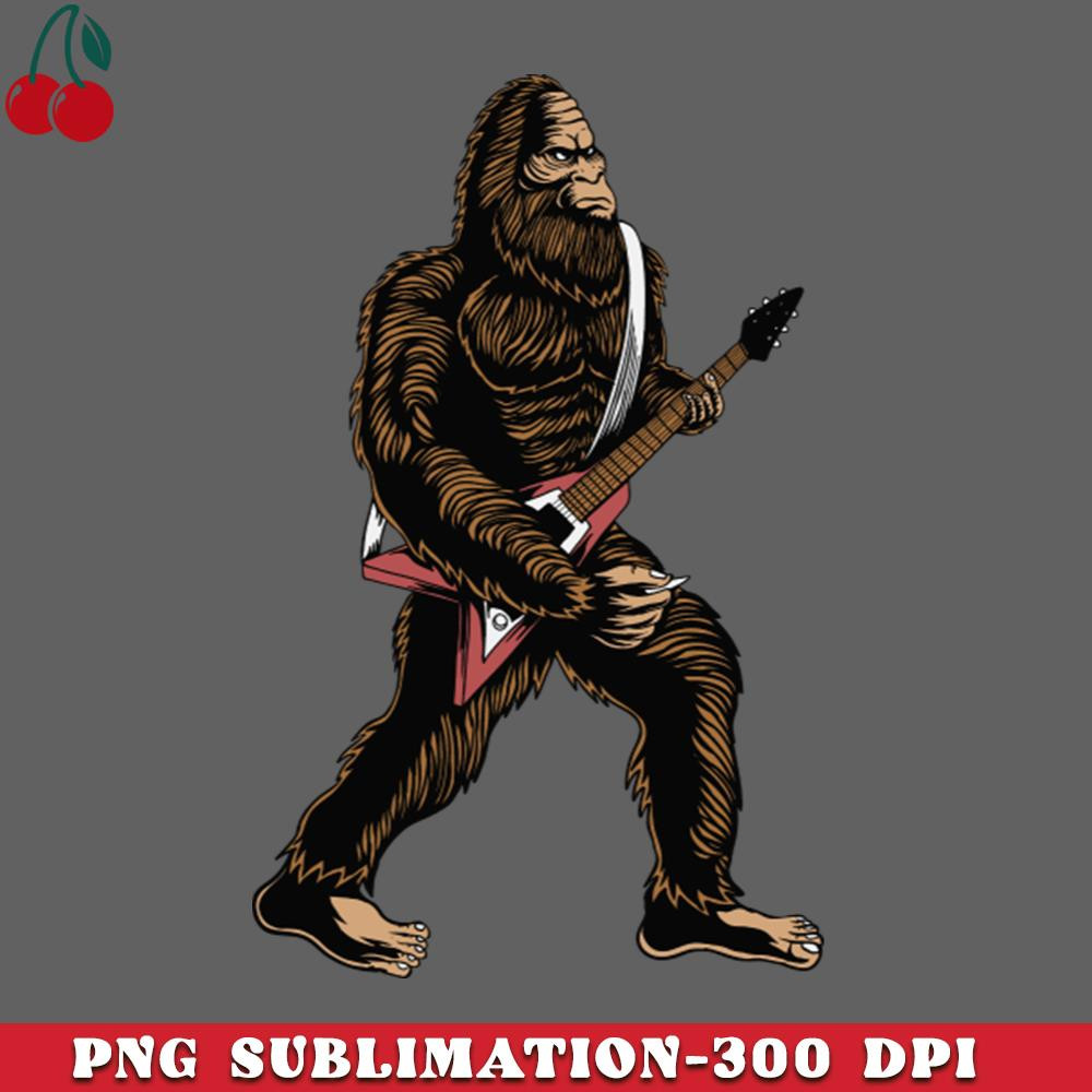 CL2612237561-Rock Roll Guitarist Bigfoot Playing Electric Guitar PNG Download.jpg