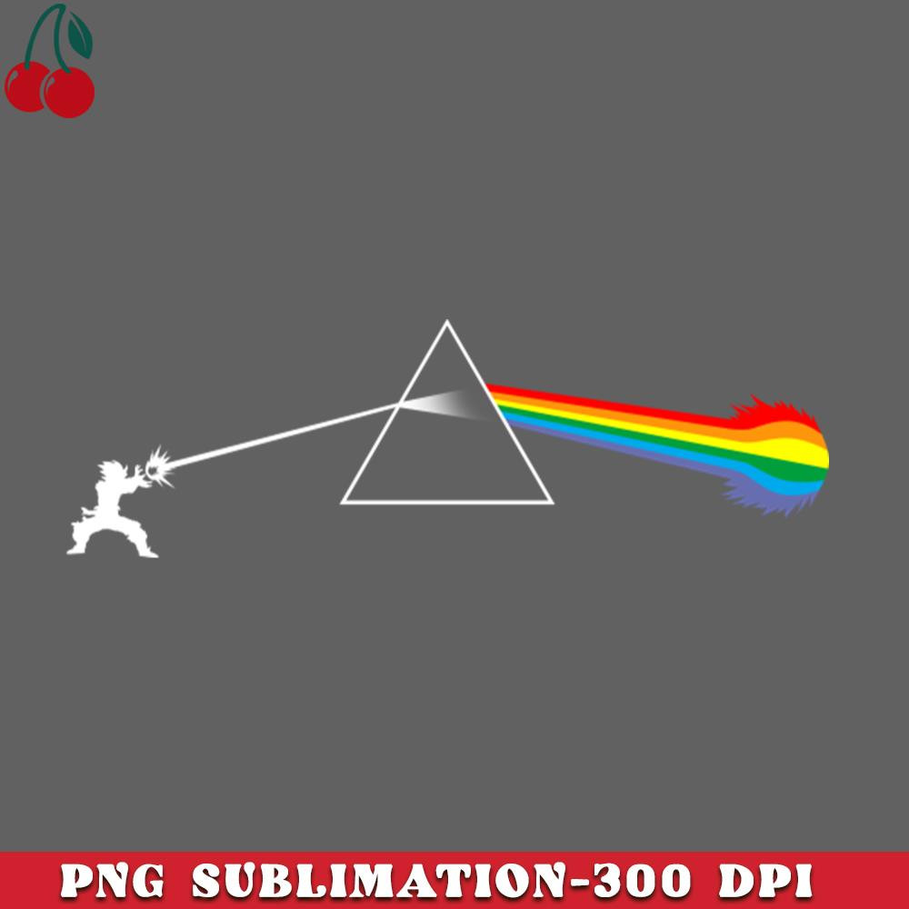 CL2612237566-Rock And Roll Super Saiyan Album Art Parody Dark Side Of The Moon Rock Band PNG Download.jpg