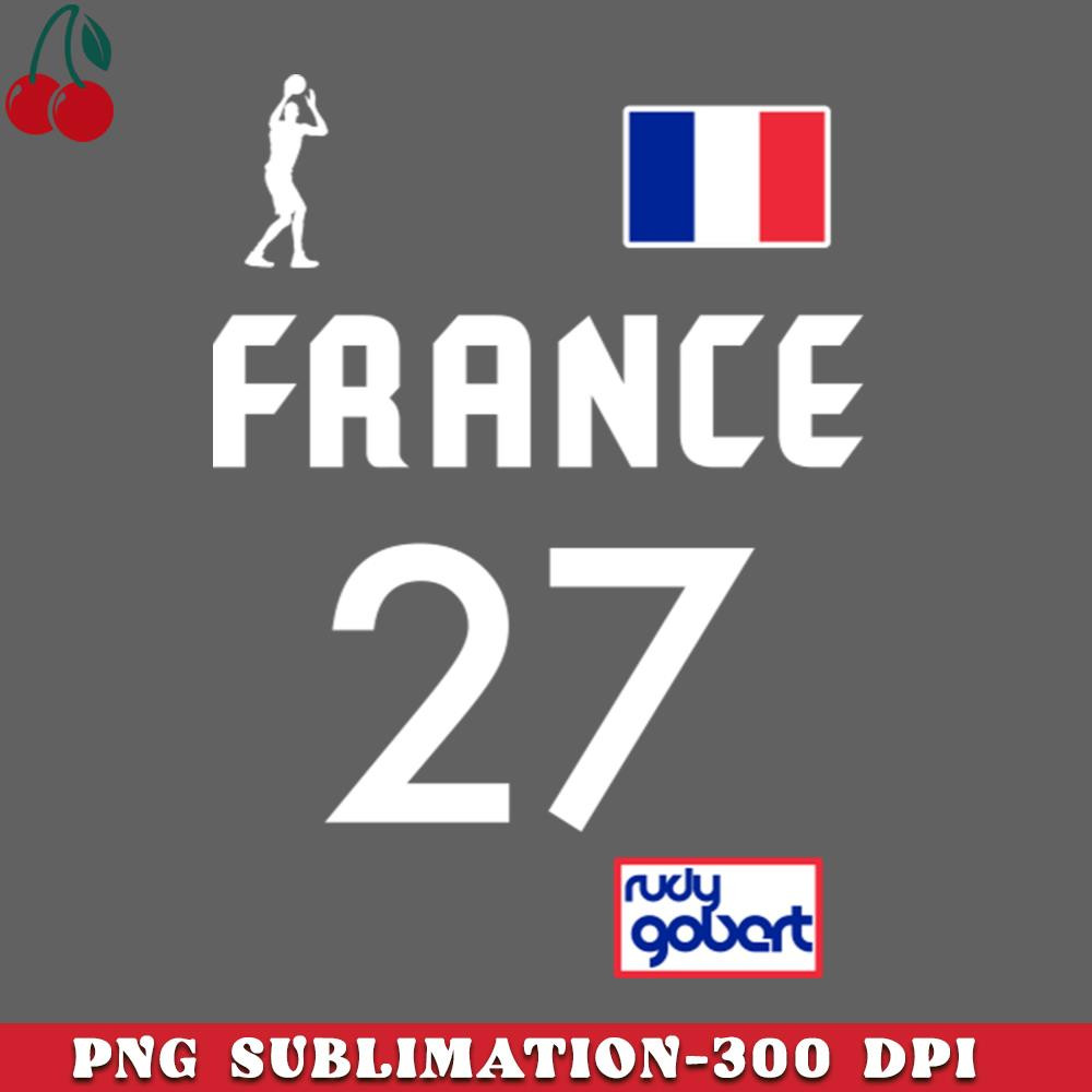 CL2612237820-Rudy Gobert France Basketball Team Jersey PNG Download.jpg