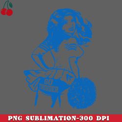 retro oklahoma city cheerleader png download