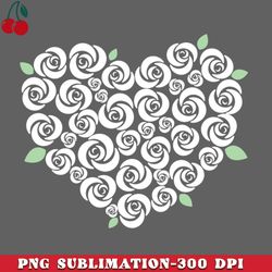 roses in a heart shape valentines day png download