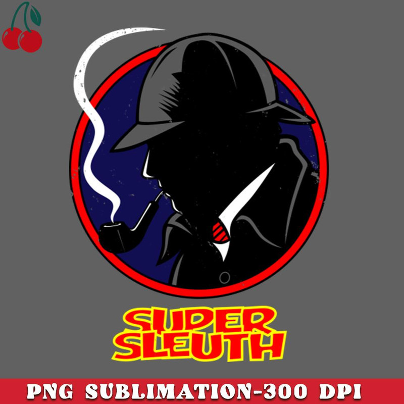 CL2612238936-Sherlock Holmes Super Sleuth Detective Dick Tracy Mashup PNG Download.jpg