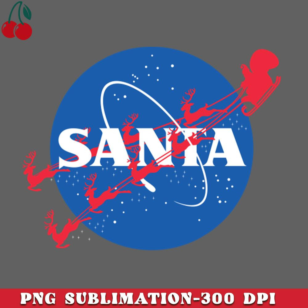 CL2612238258-Santa Claus Space Agency NASA Christmas Logo Parody PNG Download.jpg