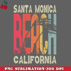santa monica beach california png download